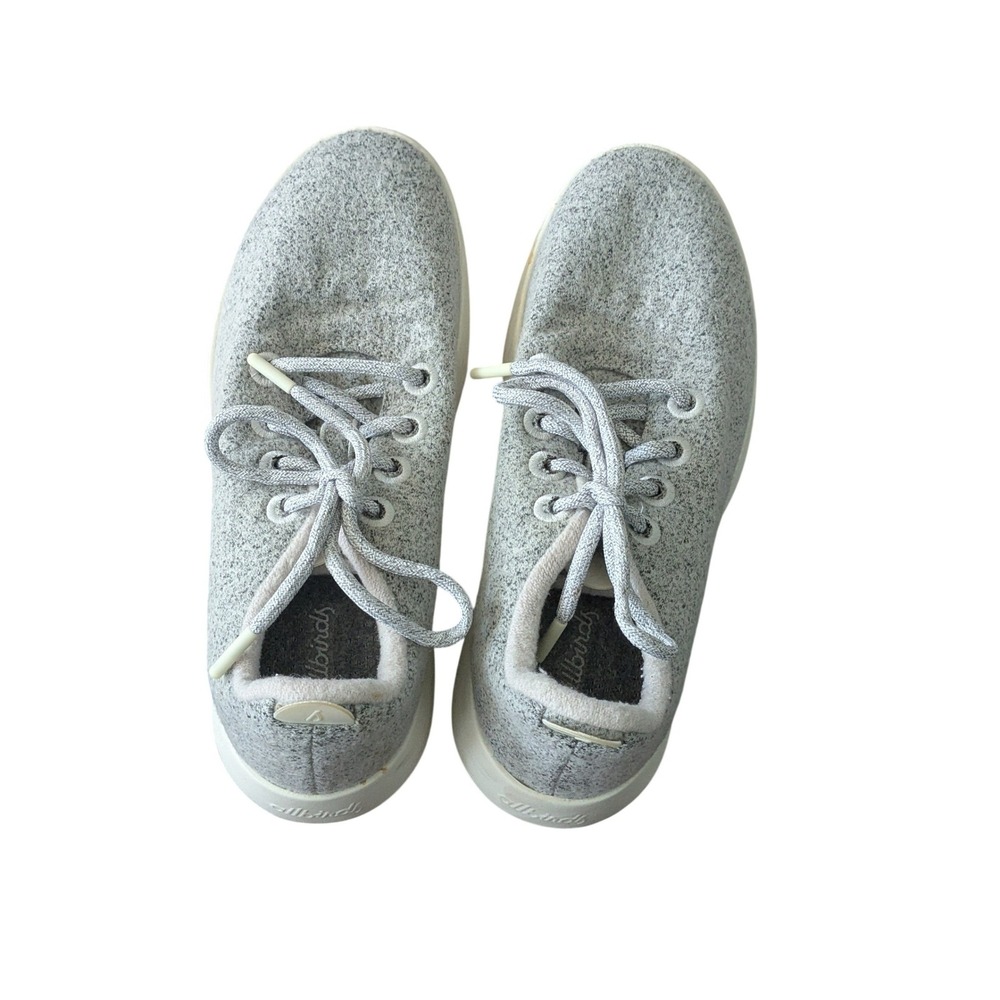 Allbirds WRMIW9 Women's Wool Sneakers Size 9 Light Grey Lace Up Comfort